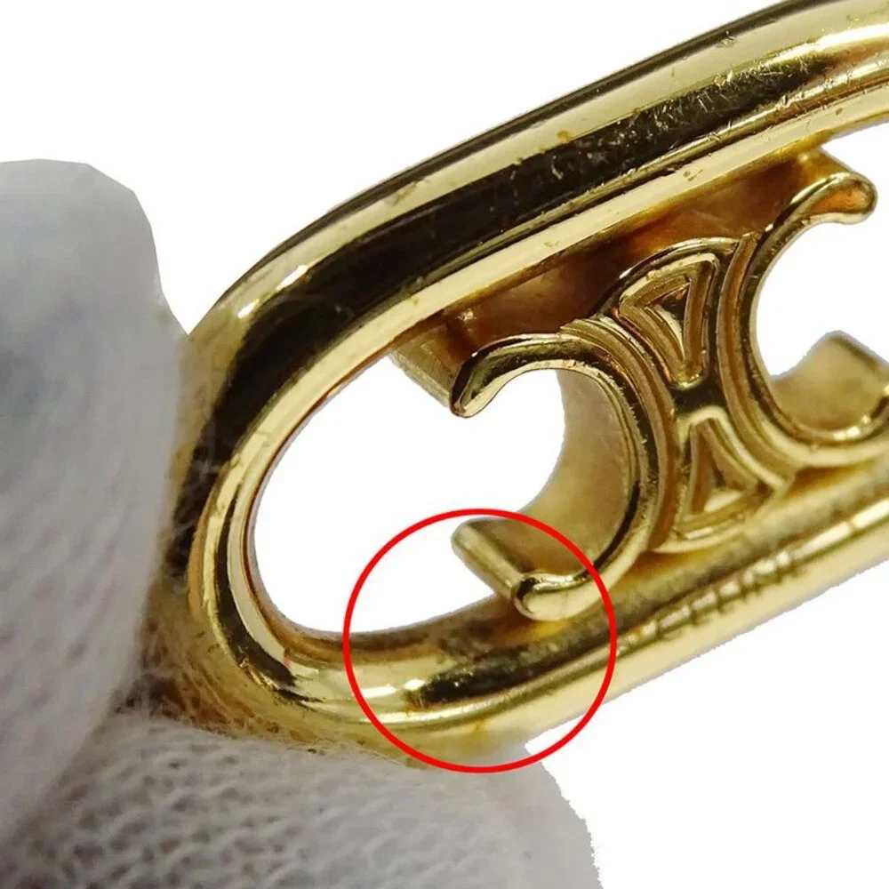 Celine Necklace Triomphe Gold 2 Strand Necklace Accessories - Picture 11 of 13